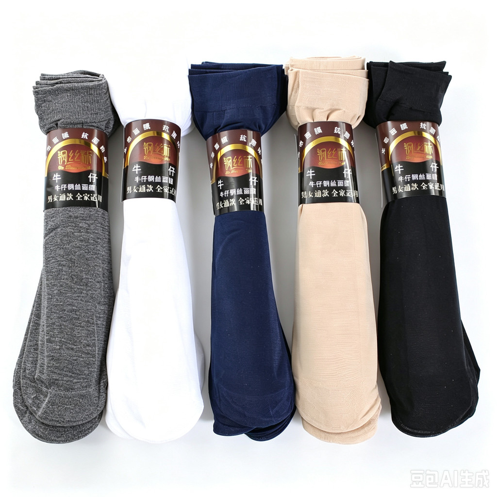 Silk Sock Bamboo - 10 Pasang Kaus Kaki Pria Anti