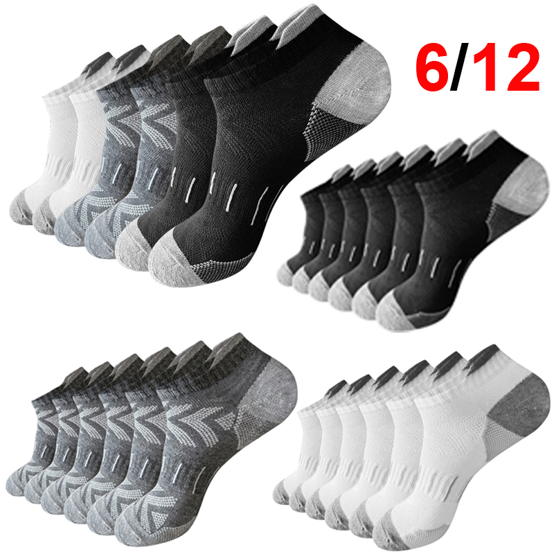 Athletic Sock Cushion - Kaus Kaki Pria Motif Panah Edgy