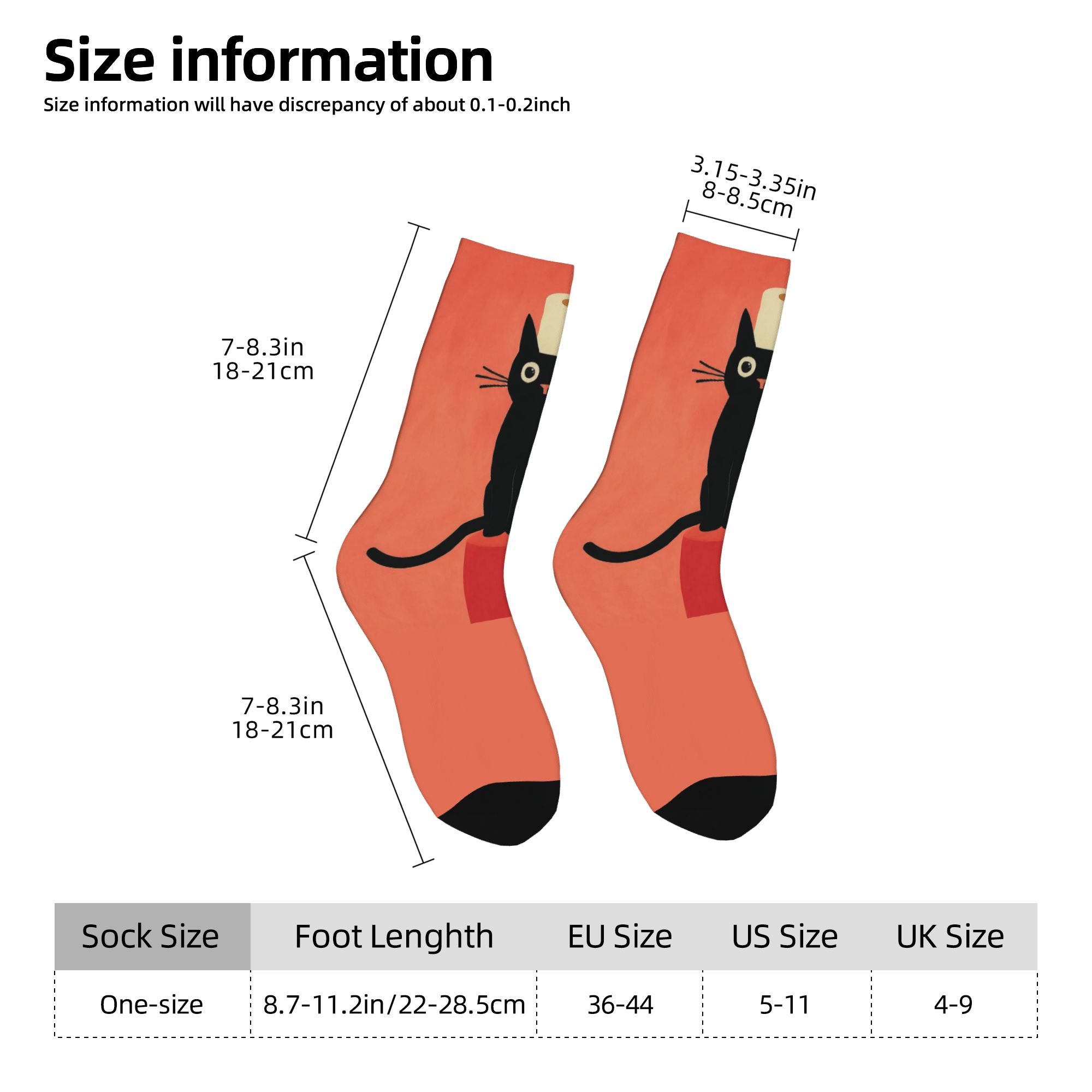 Kaos Kaki Unisex Motif Kucing  - Dress Sock Men ulasan dan harga