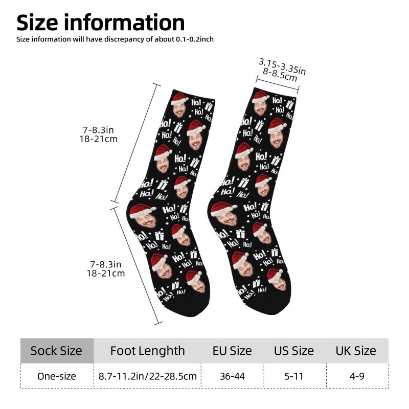 Kaos Kaki Pria Custom Foto Waj - Dress Sock Men ulasan dan harga