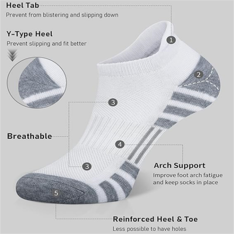 6/12 Pasang Kaus Kaki Lari Atl - Athletic Sock Cushion ulasan dan harga